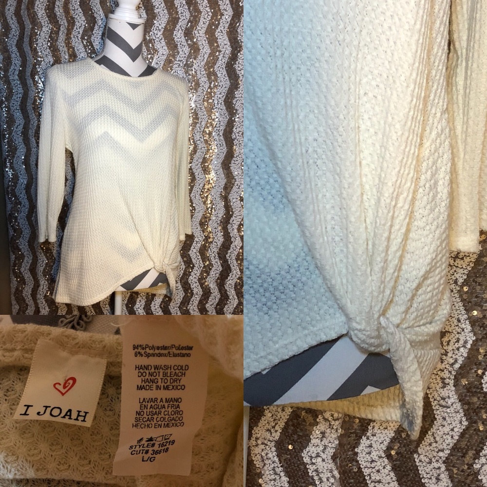 I Joah long sleeve knit sweater